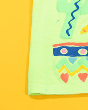Vintage 90s Neon Retro Tank Top