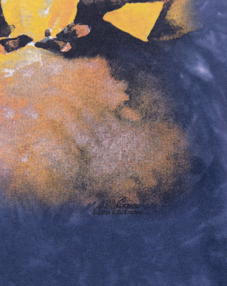 Vintage Y2K The Mountain Aztec Campfire Tie-dye T-shirt