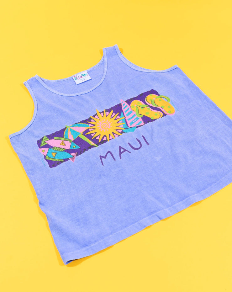 Vintage 1993 Maui Crop Top/Tank Top