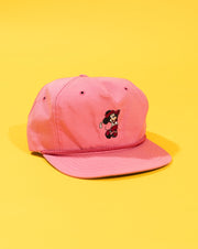 Vintage 90s Disney Mickey Golf Pink Strapback Hat