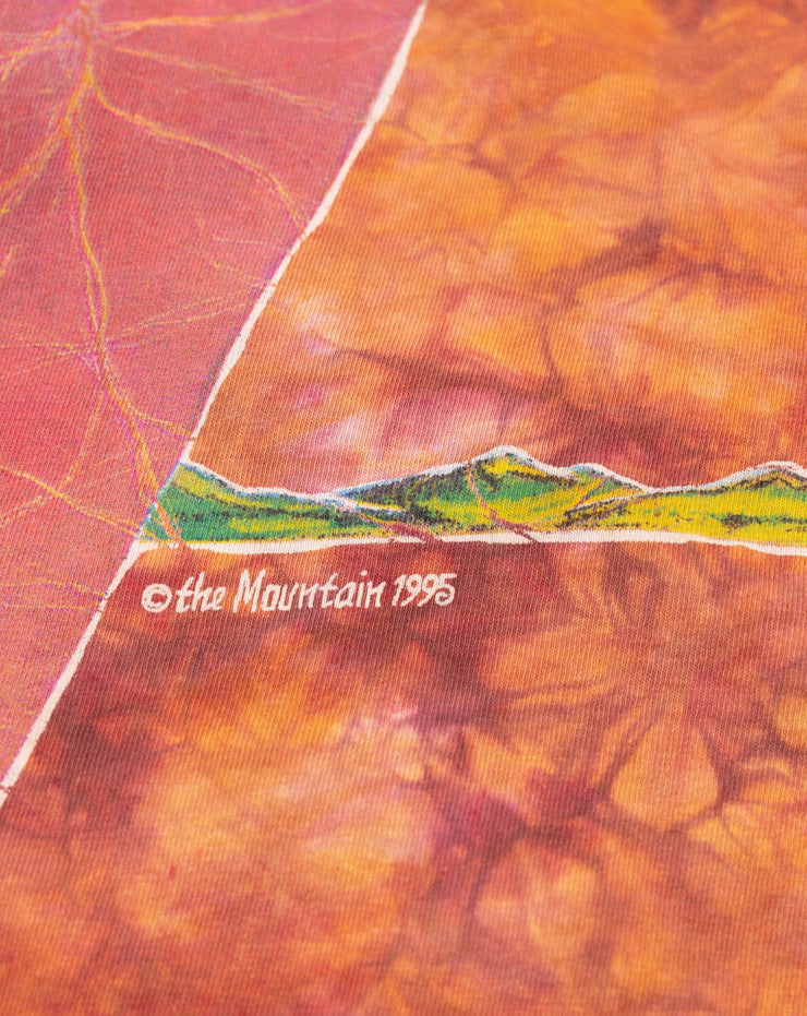 Vintage 1995 The Mountain Native American Tie-dye T-shirt