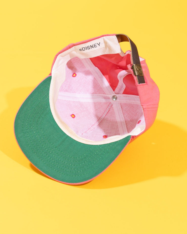 Vintage 90s Disney Mickey Golf Pink Strapback Hat