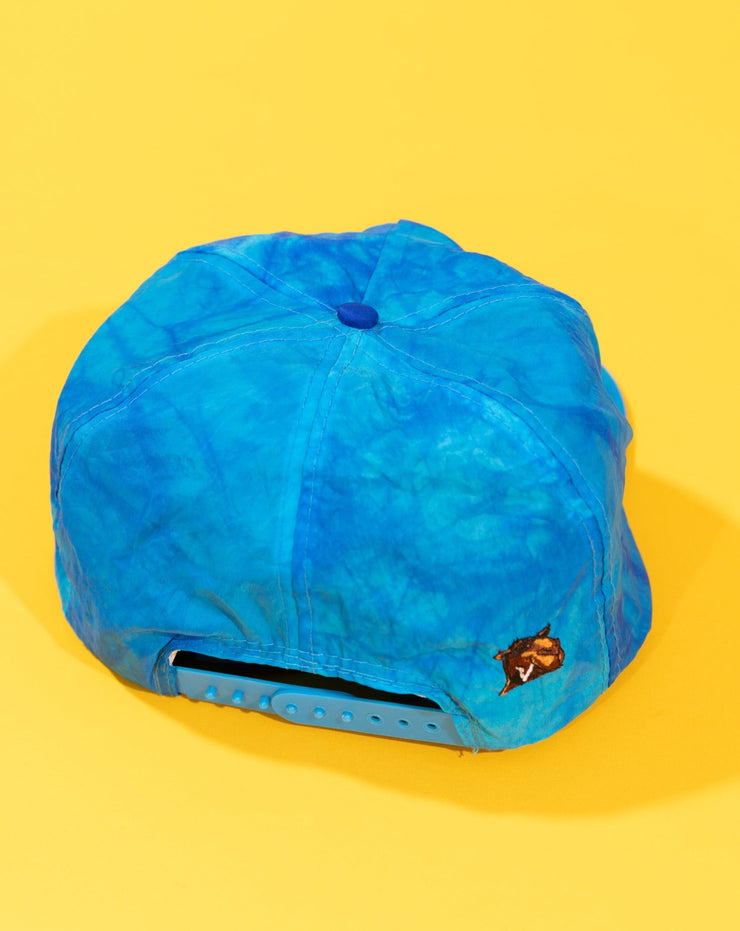 Vintage 80s Camel Cigarettes Smooth Character Tie-dye Snapback Hat