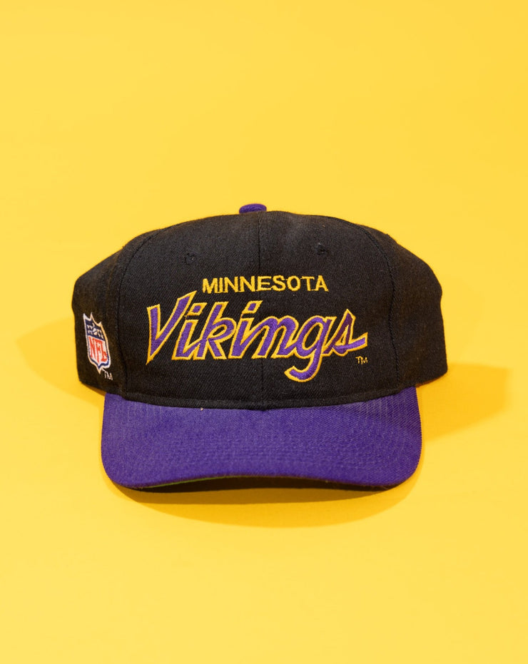 Rare Vintage 90s Minnesota Vikings Sports Specialties Snapback Hat