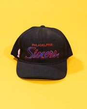 Rare Vintage 90s Philadelphia Sixers Sports Specialties Snapback Hat