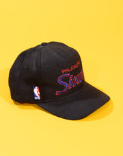 Rare Vintage 90s Philadelphia Sixers Sports Specialties Snapback Hat