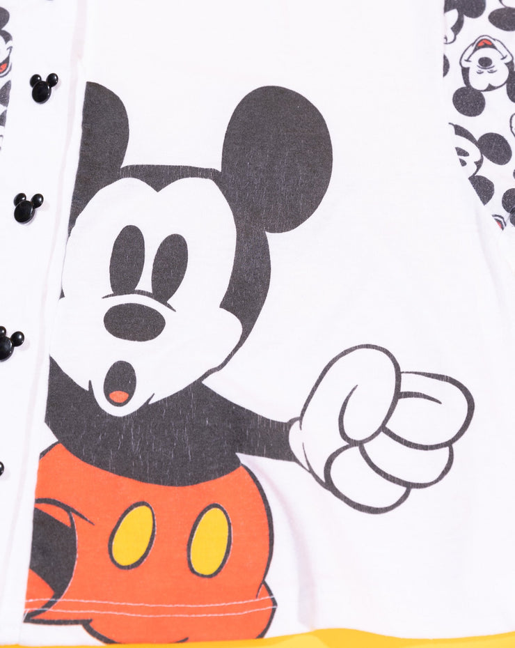 Vintage 90s Disney Mickey Mouse Upcycled Crop Top