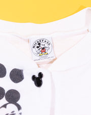 Vintage 90s Disney Mickey Mouse Upcycled Crop Top