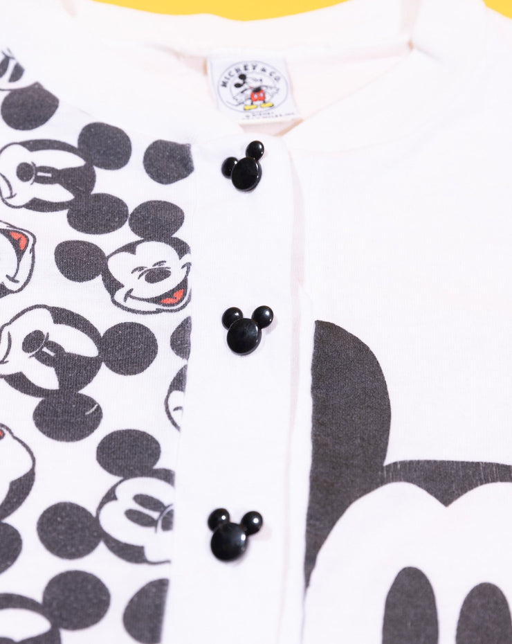 Vintage 90s Disney Mickey Mouse Upcycled Crop Top