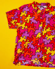Vintage 90s Gitano Retro Puzzle Button Up Shirt