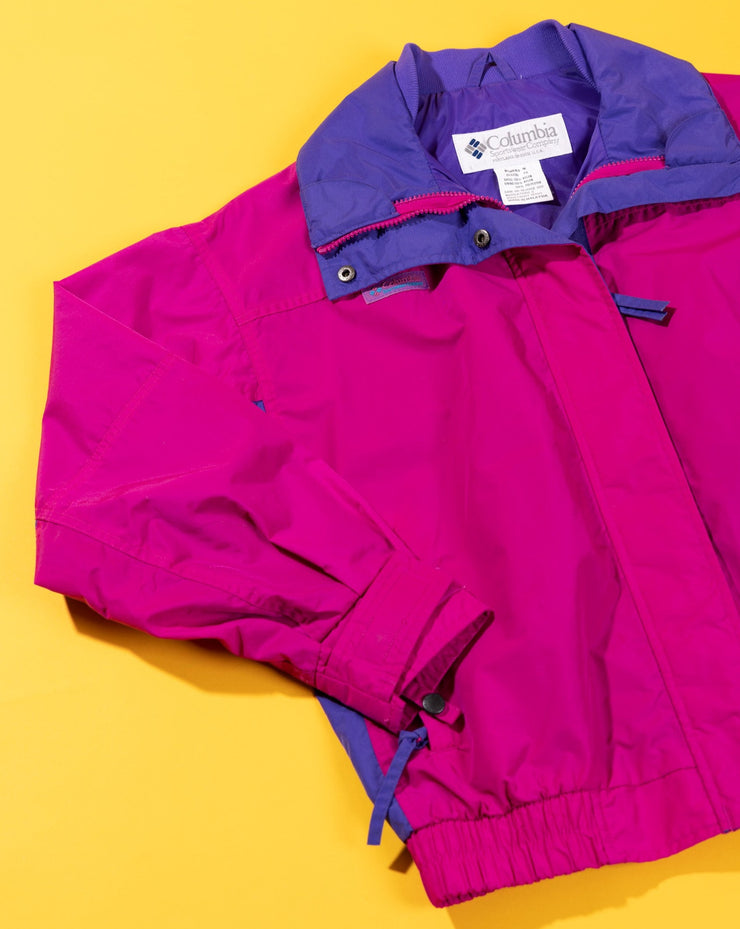 Vintage 90s Columbia Color Block Bugaboo Jacket (Pink /Purple)