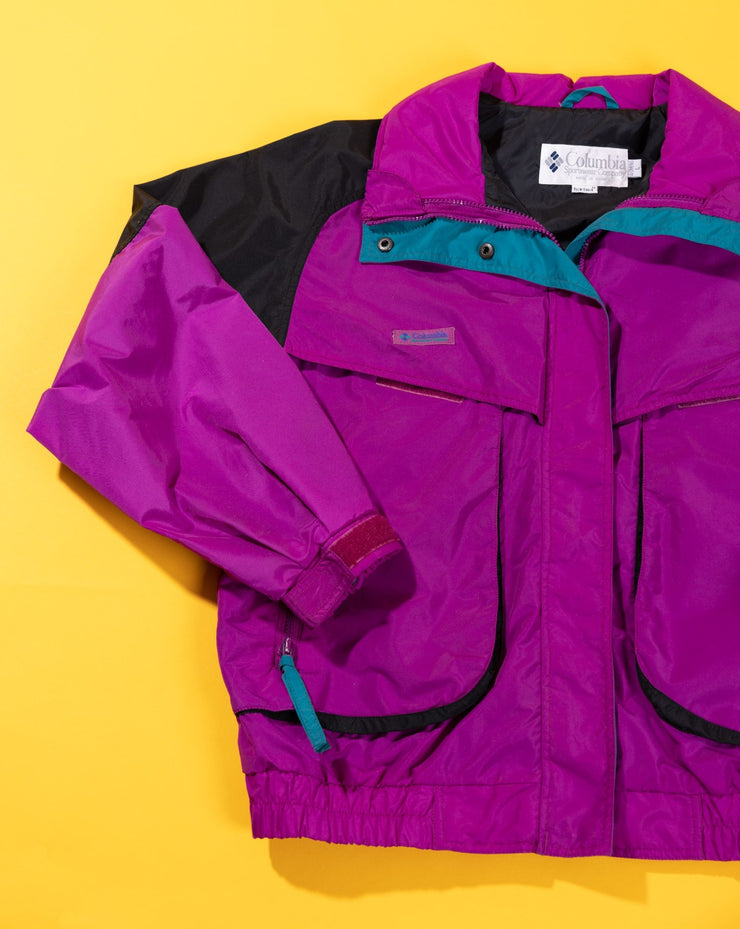 Vintage 90s Columbia Jacket (Purple/Teal)