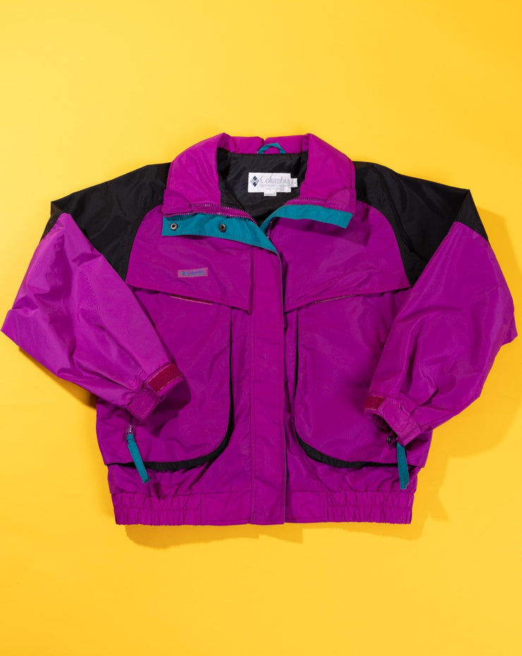 Vintage 90s Columbia Jacket (Purple/Teal)
