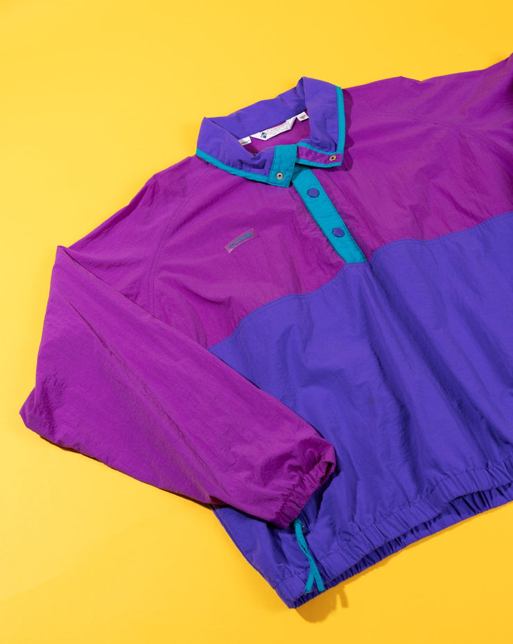 Vintage 90s Columbia Color Block Pullover Jacket (Radial Sleeve)