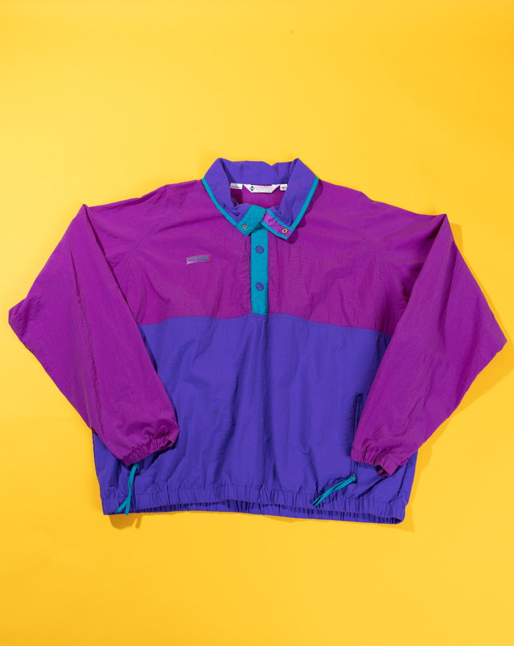 Vintage 90s Columbia Color Block Pullover Jacket (Radial Sleeve)