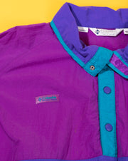 Vintage 90s Columbia Color Block Pullover Jacket (Radial Sleeve)