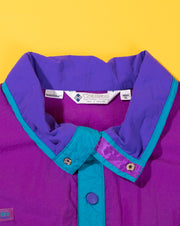 Vintage 90s Columbia Color Block Pullover Jacket (Radial Sleeve)