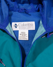 Vintage 90s Columbia Color Block Pullover Hoodie Jacket