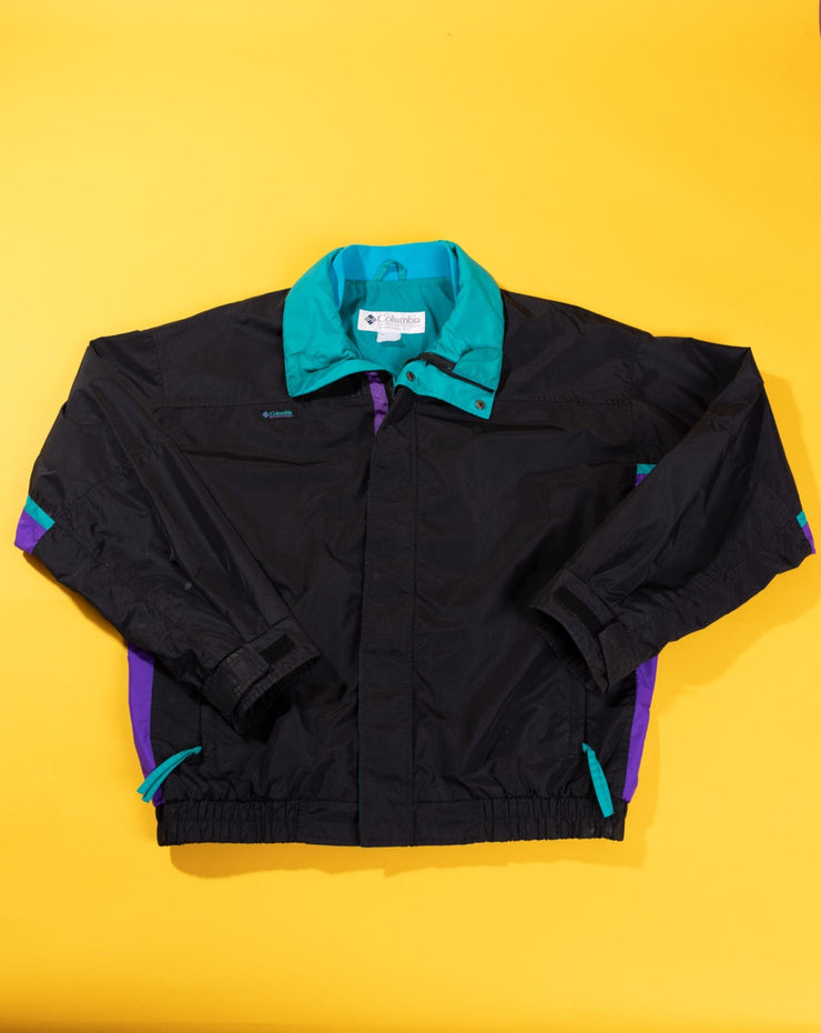 Vintage 90s Columbia Jacket (Teal/Purple/ Black)