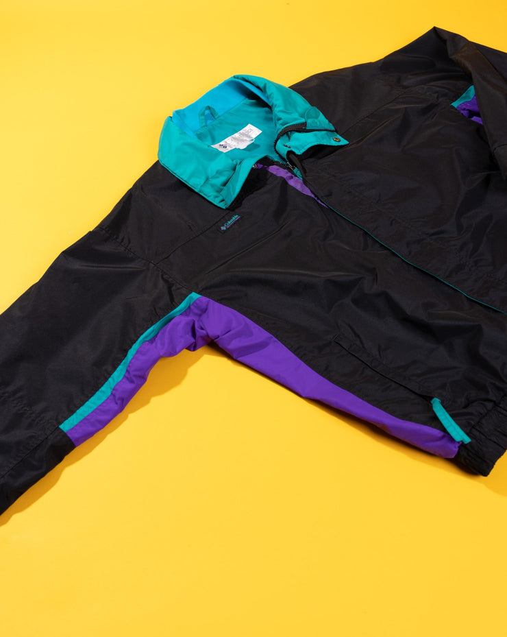 Vintage 90s Columbia Jacket (Teal/Purple/ Black)