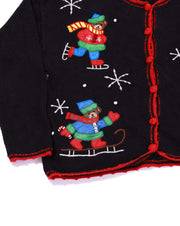 Vintage 1997  Nutcracker Knitted Christmas Cardigan