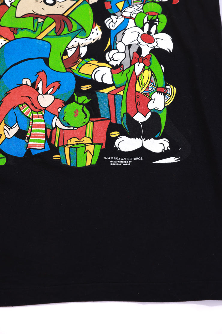 Vintage 1993 Looney Tunes Christmas Carol T-shirt