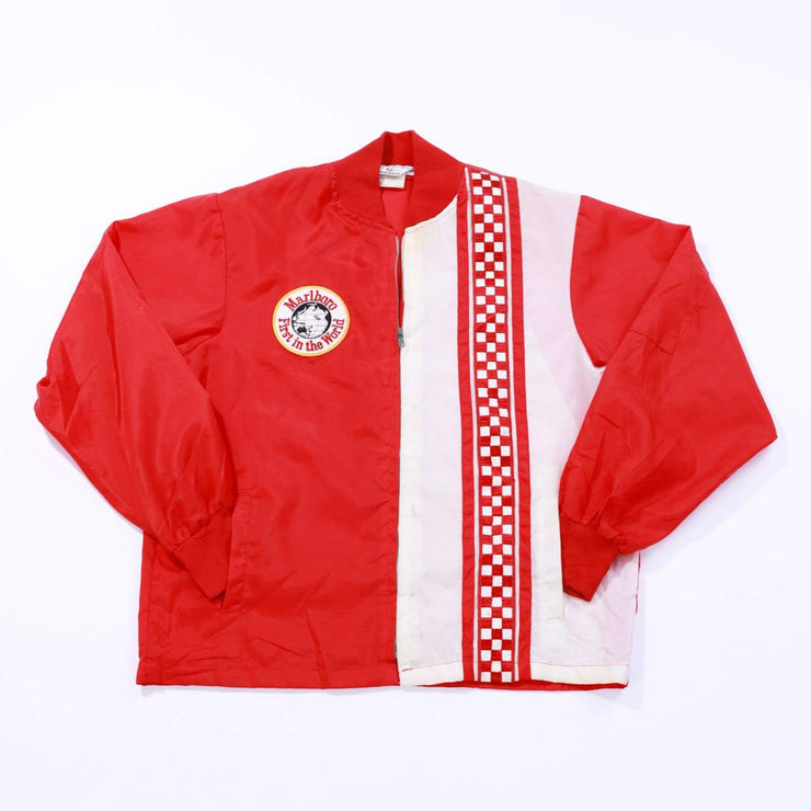 RARE Vintage 70s Marlboro First in the World Checkered Racing Jacket