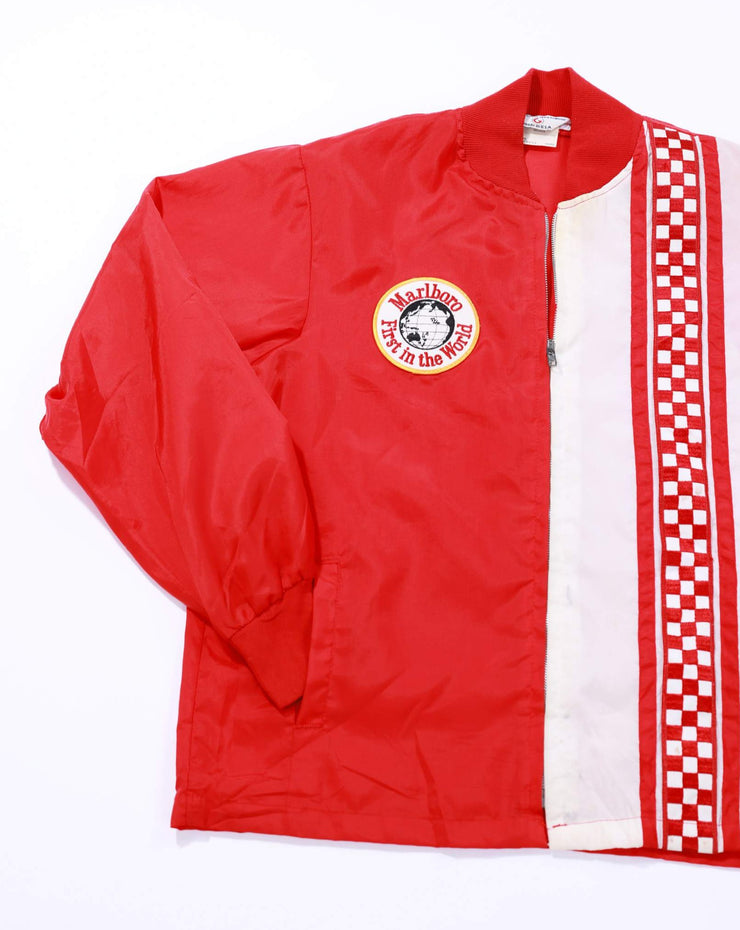 RARE Vintage 70s Marlboro First in the World Checkered Racing Jacket