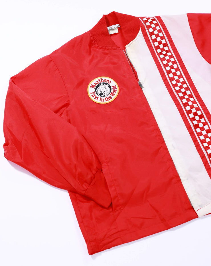 RARE Vintage 70s Marlboro First in the World Checkered Racing Jacket