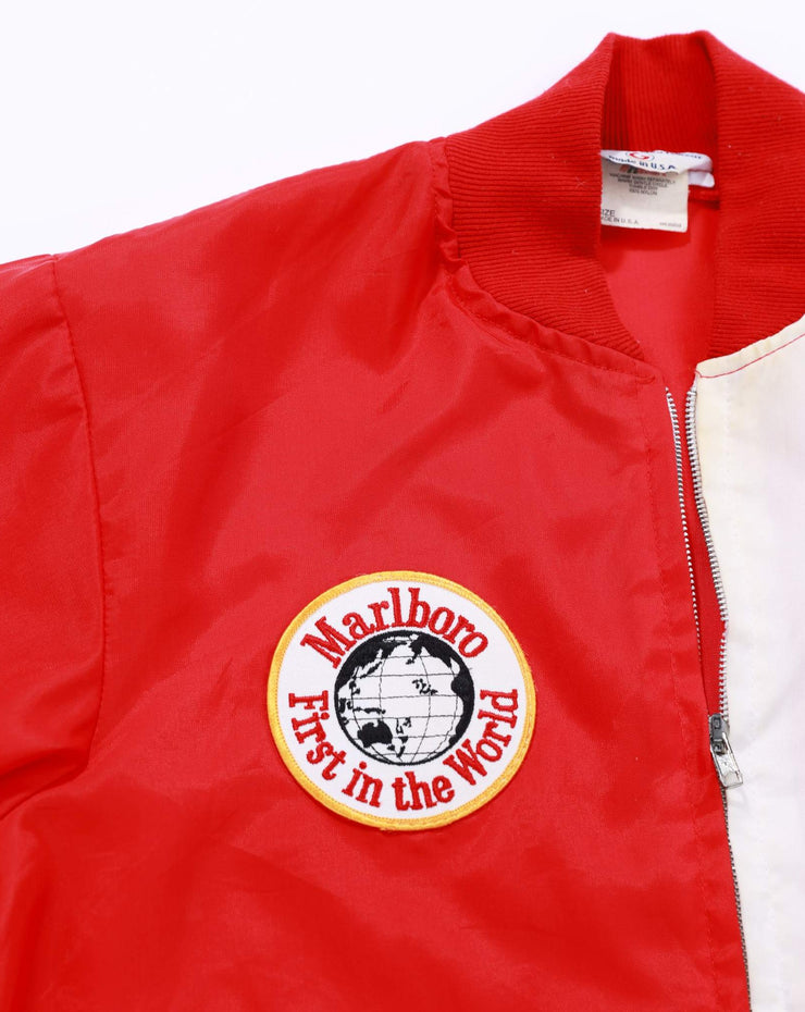 RARE Vintage 70s Marlboro First in the World Checkered Racing Jacket