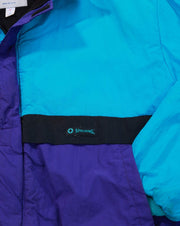 Vintage 90s Spalding Color Block Puffer Jacket (Blue/Purple)