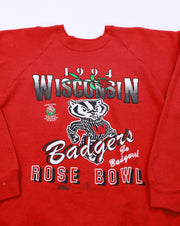 Vintage 1994 Wisconsin Badgers Rose Bowl Crewneck Sweater