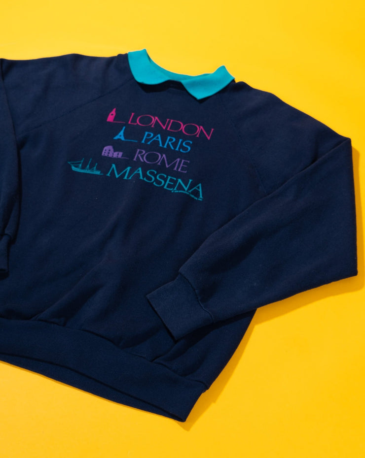 Vintage 1988 London Paris Rome Massena Crewneck Sweater