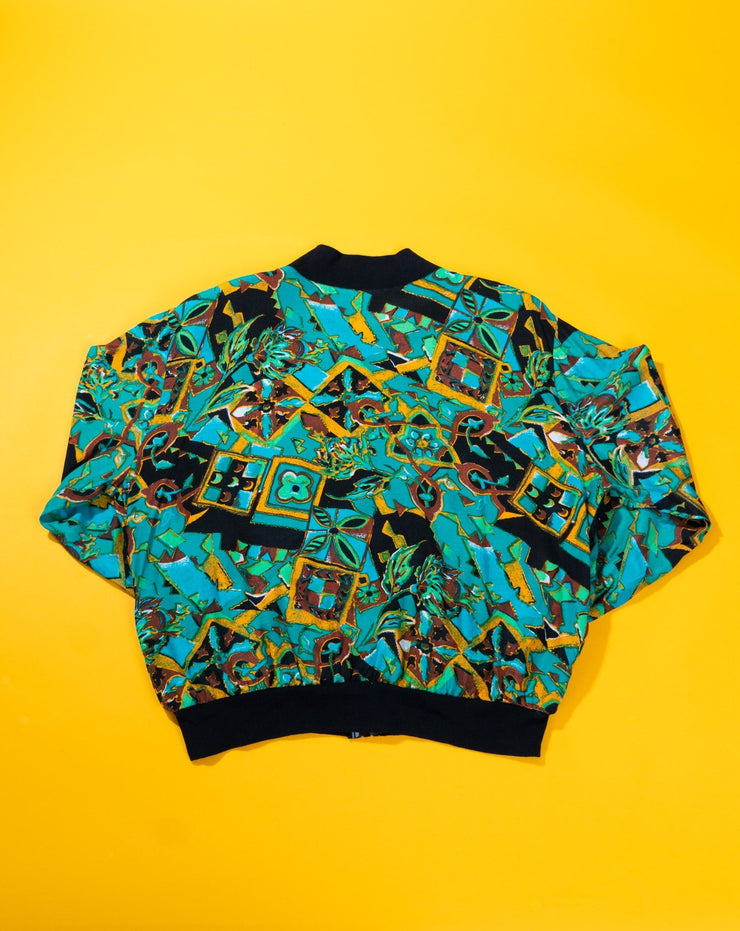 Vintage 80s Facets by Mirrors Bomber Jacket