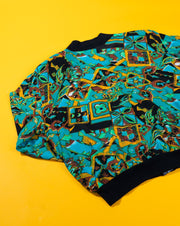 Vintage 80s Facets by Mirrors Bomber Jacket