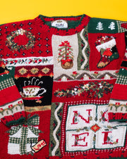 Vintage 1999 Tiara International Knitted Christmas Sweater