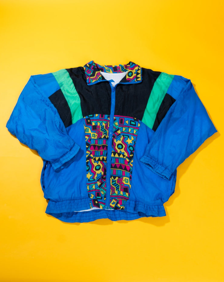 Vintage 80s/90s Retro Abstract Windbreaker