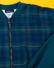 Vintage 80s/90s Catalina Plaid Bomber Jacket