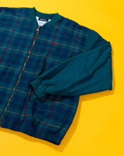 Vintage 80s/90s Catalina Plaid Bomber Jacket