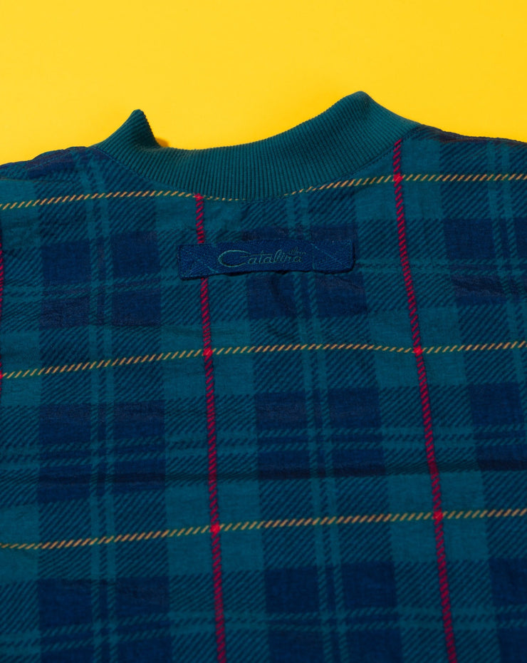 Vintage 80s/90s Catalina Plaid Bomber Jacket