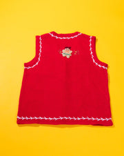 Vintage 90s Designers Originals Studio Joy Gingerbread Sweater Vest