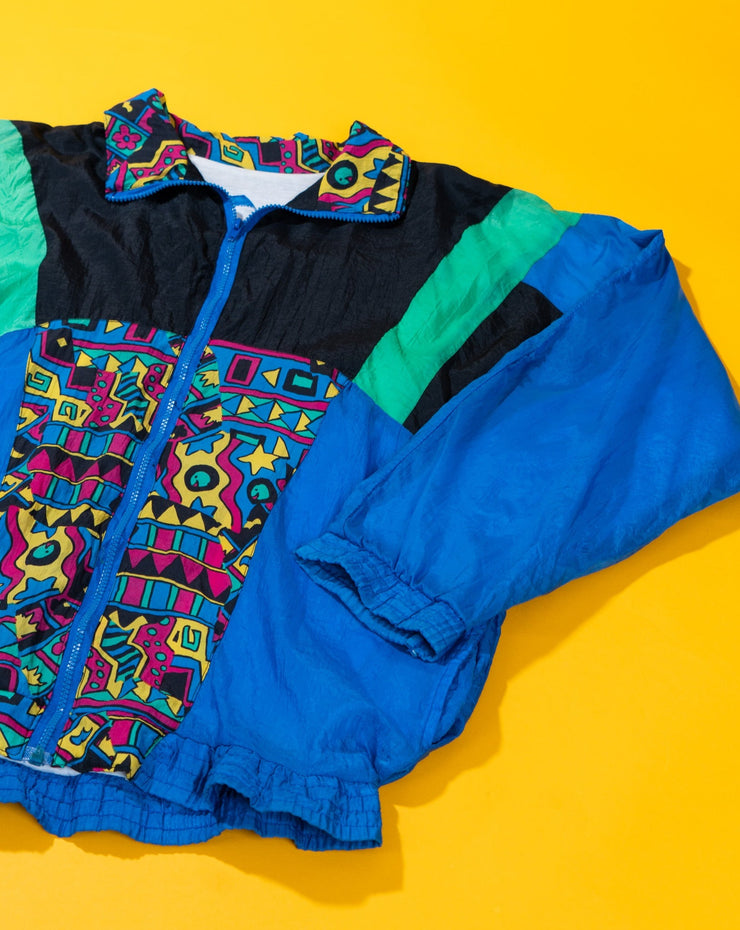 Vintage 80s/90s Retro Abstract Windbreaker