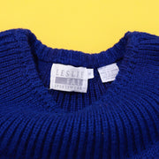 Vintage 80s Leslie Fay Sportswear Retro Festive Sweater