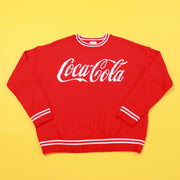 Vintage 90s Coca-Cola Red Knitted Sweater