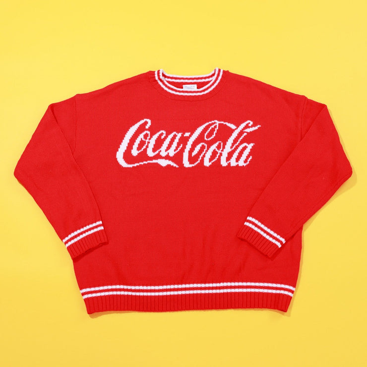 Vintage 90s Coca-Cola Red Knitted Sweater