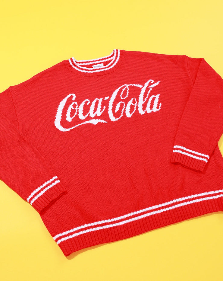 Vintage 90s Coca-Cola Red Knitted Sweater