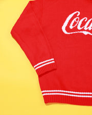 Vintage 90s Coca-Cola Red Knitted Sweater