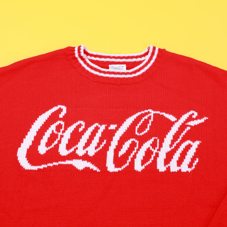 Vintage 90s Coca-Cola Red Knitted Sweater
