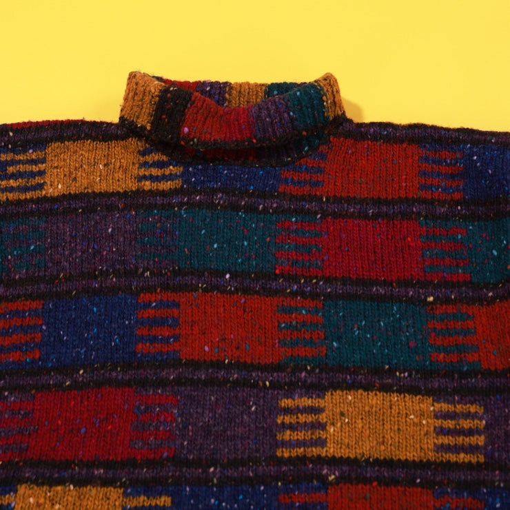 Vintage 80s Banana Republic Safari & Travel Clothing Co. Retro Wool Turtleneck Sweater
