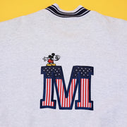 Vintage 90s Disney Mickey American Spirit Varsity Jacket